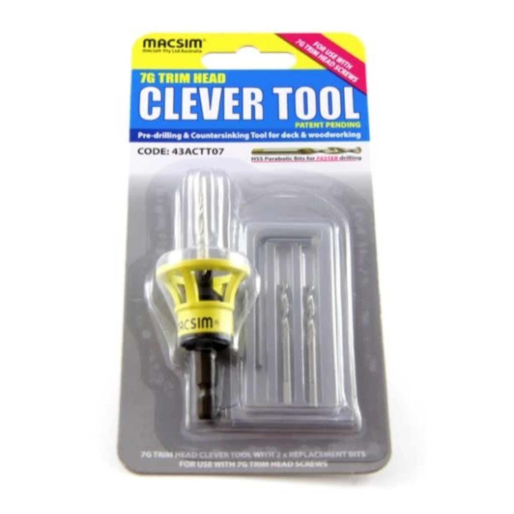 Drill Bits Clever Tool Trim Head for 7g