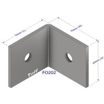 Brackets Bracket HDG 65 X 65 X 65 X 5mm 12mm hole
