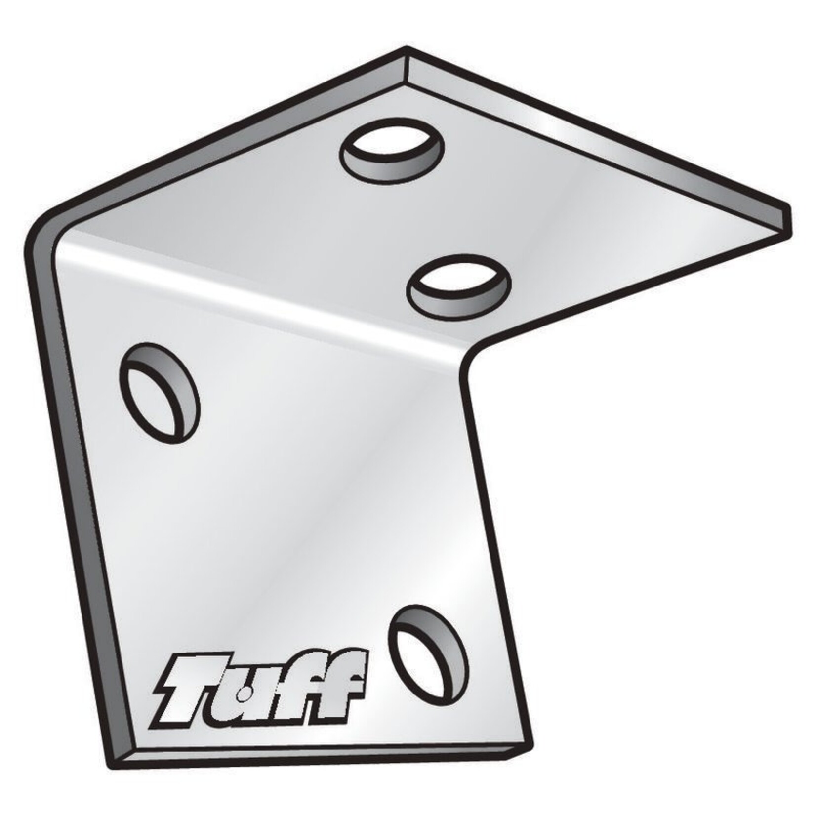 Brackets Bracket HDG 75 X 75 X 75 X 5mm 12mm hole 2+2