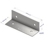 Brackets Bracket HDG Purlin 195 X 65 X 65 X 3mm 12mm hole