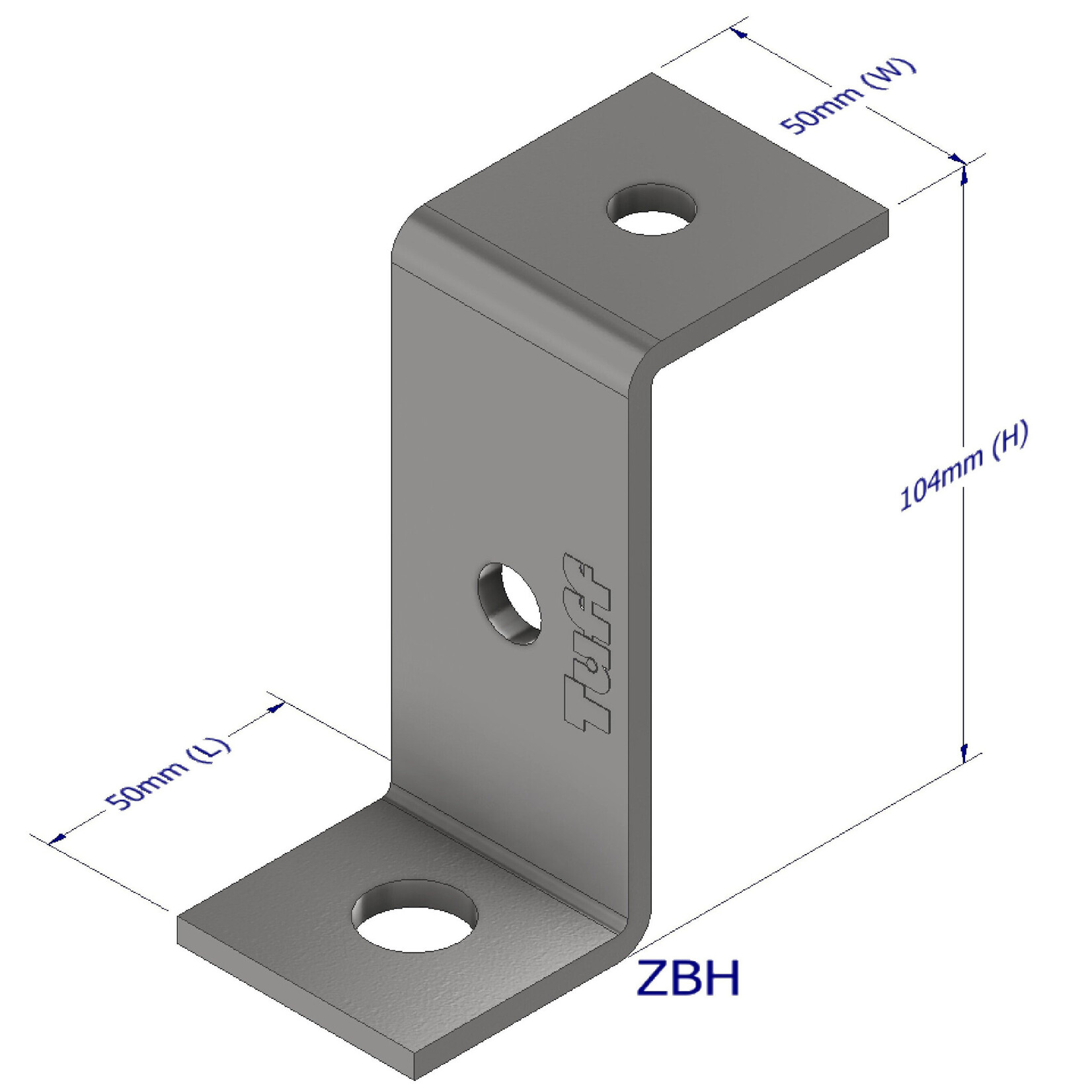 Brackets Z-Bracket HDG 104X50X5MM
