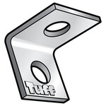 Brackets Bracket SS316 50 X 50 X 50 X 5mm 12mm hole X 2