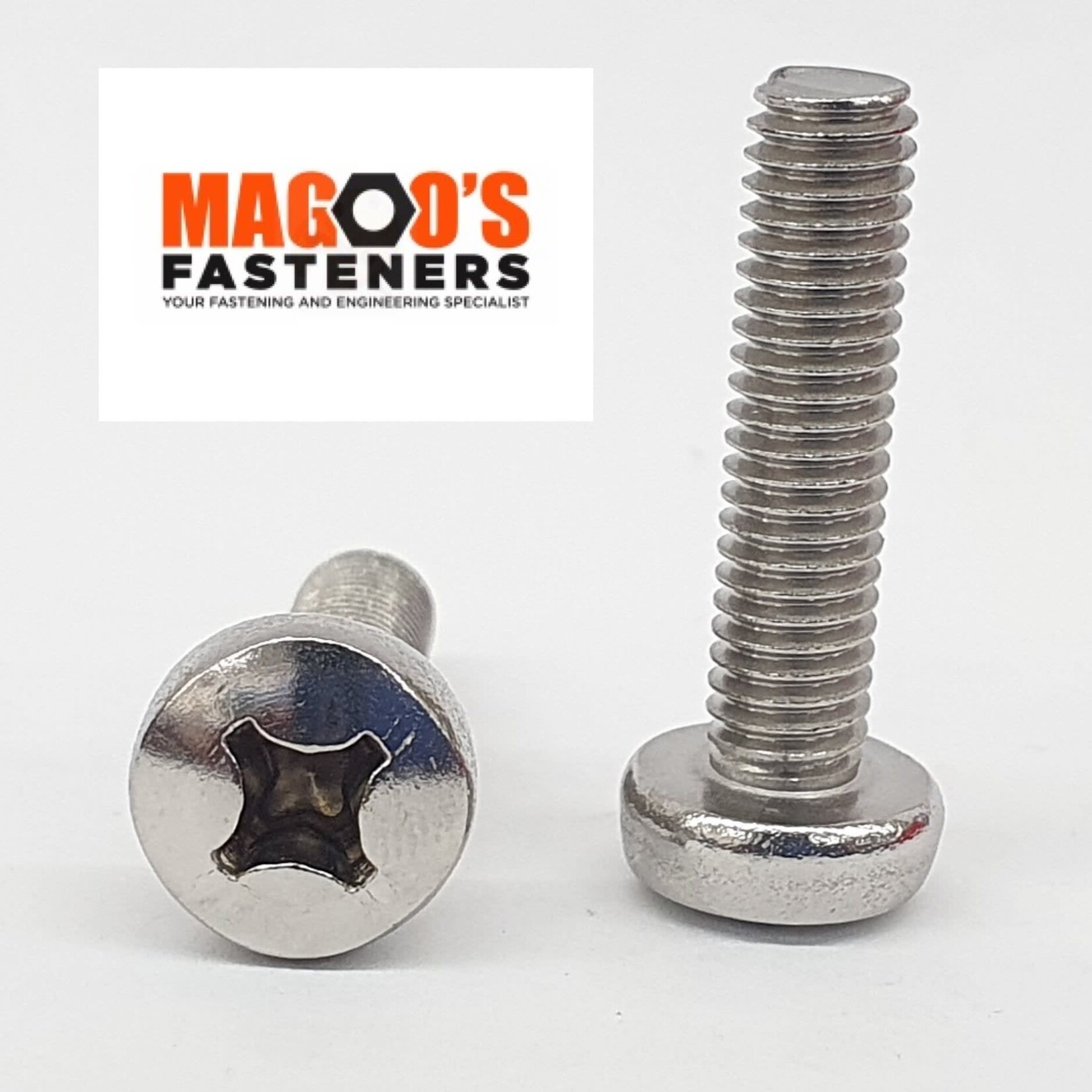 Bolts SS316 MTS Pan Phillips Head M3 X 6