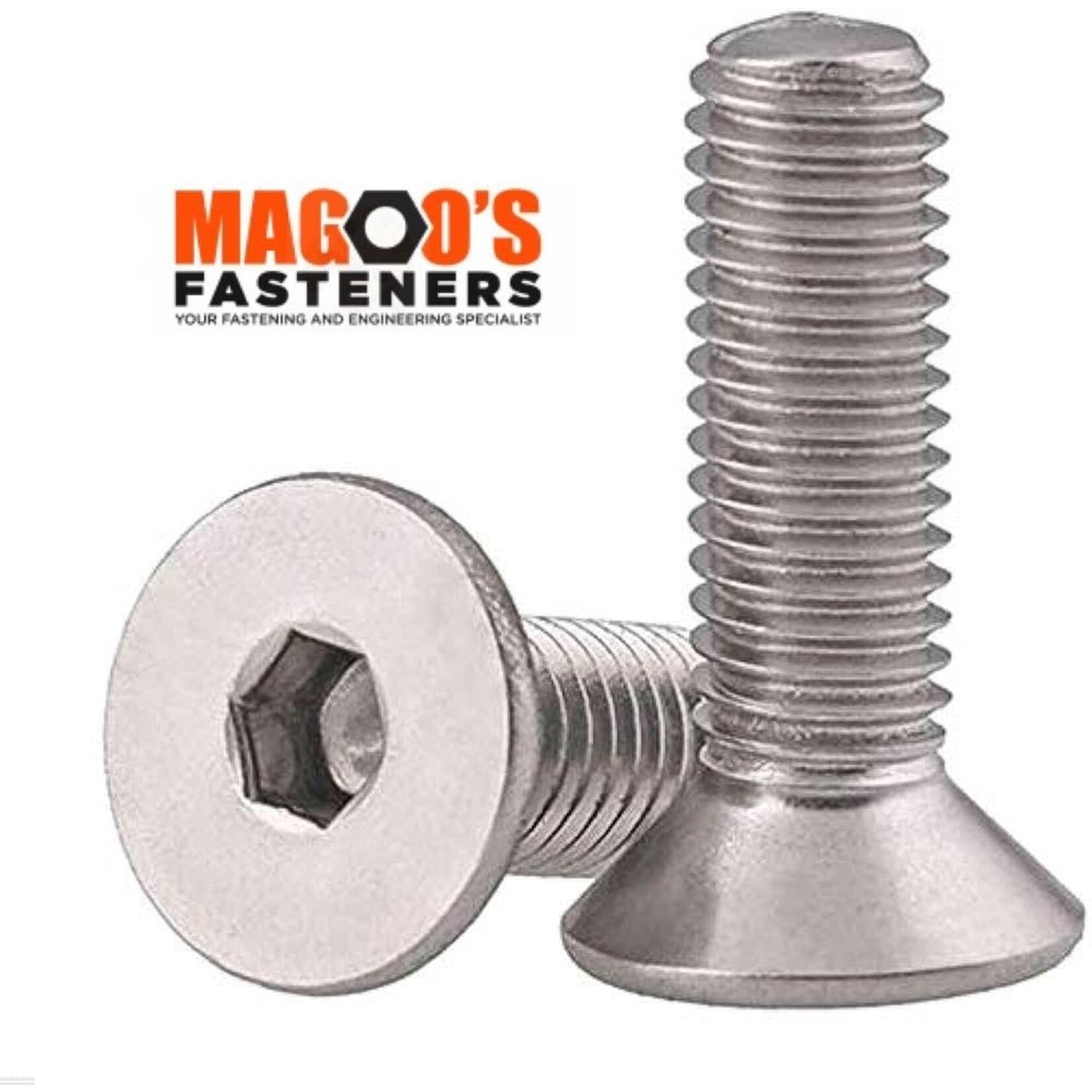 Bolts SS316 Flat Head Socket ISO M6 X 10