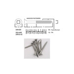 Screws SS316 Type 17 Bugle Batten 10-10 X 58mm SQUARE Drive