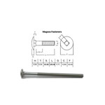 SS-316 SS316 Cup Head Bolt ISO M12 X 240