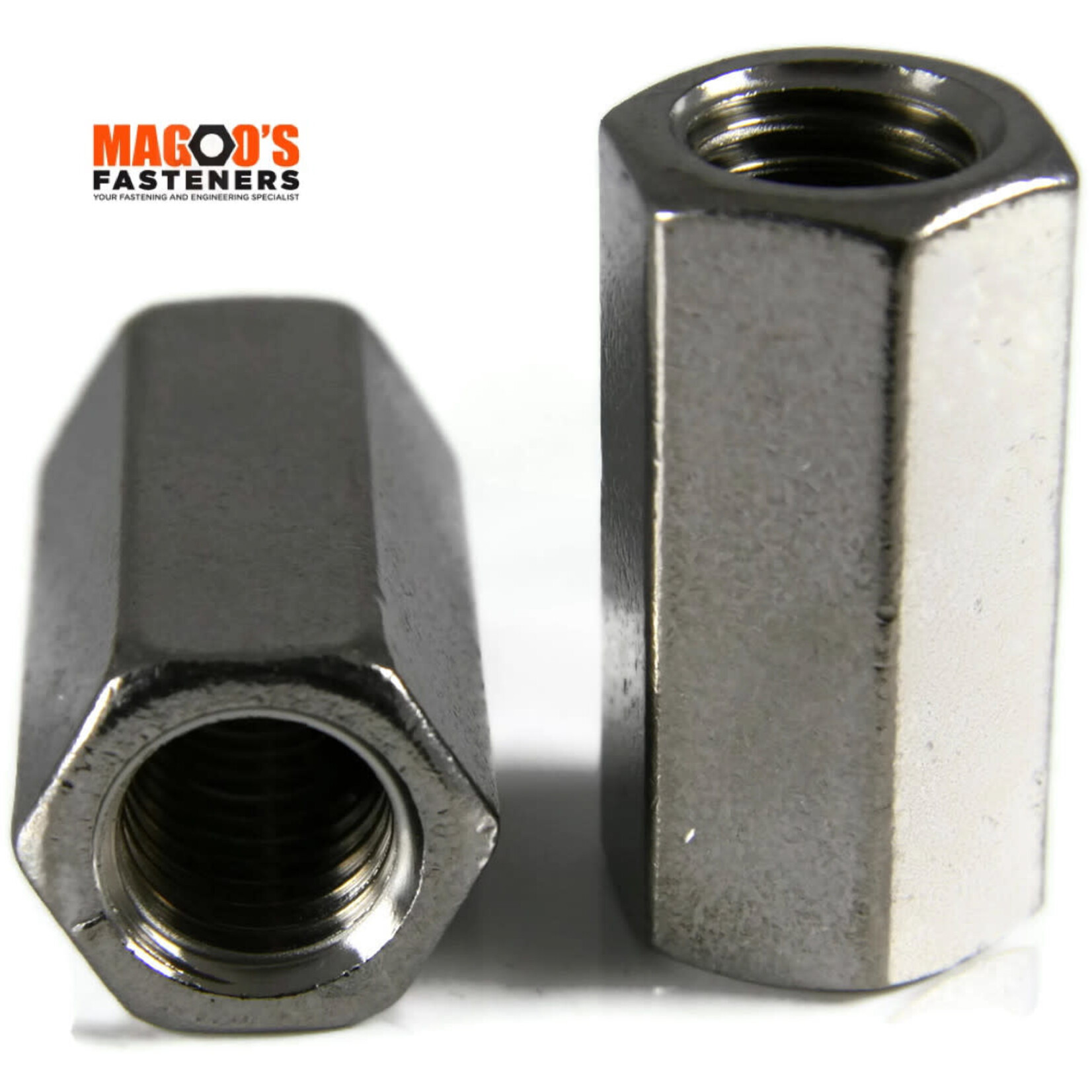 SS316 Hex Coupler Nut M16