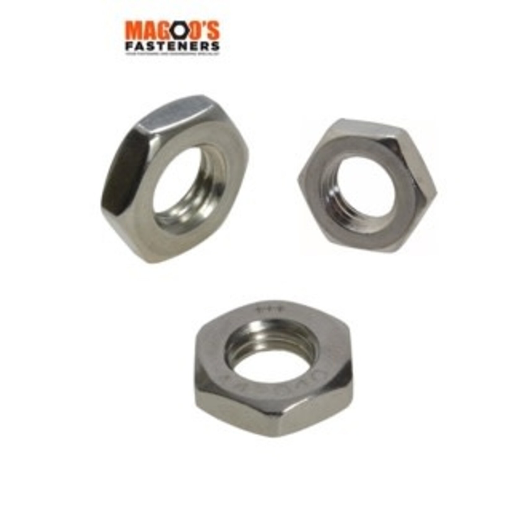 SS316 Half Nut ISO M4