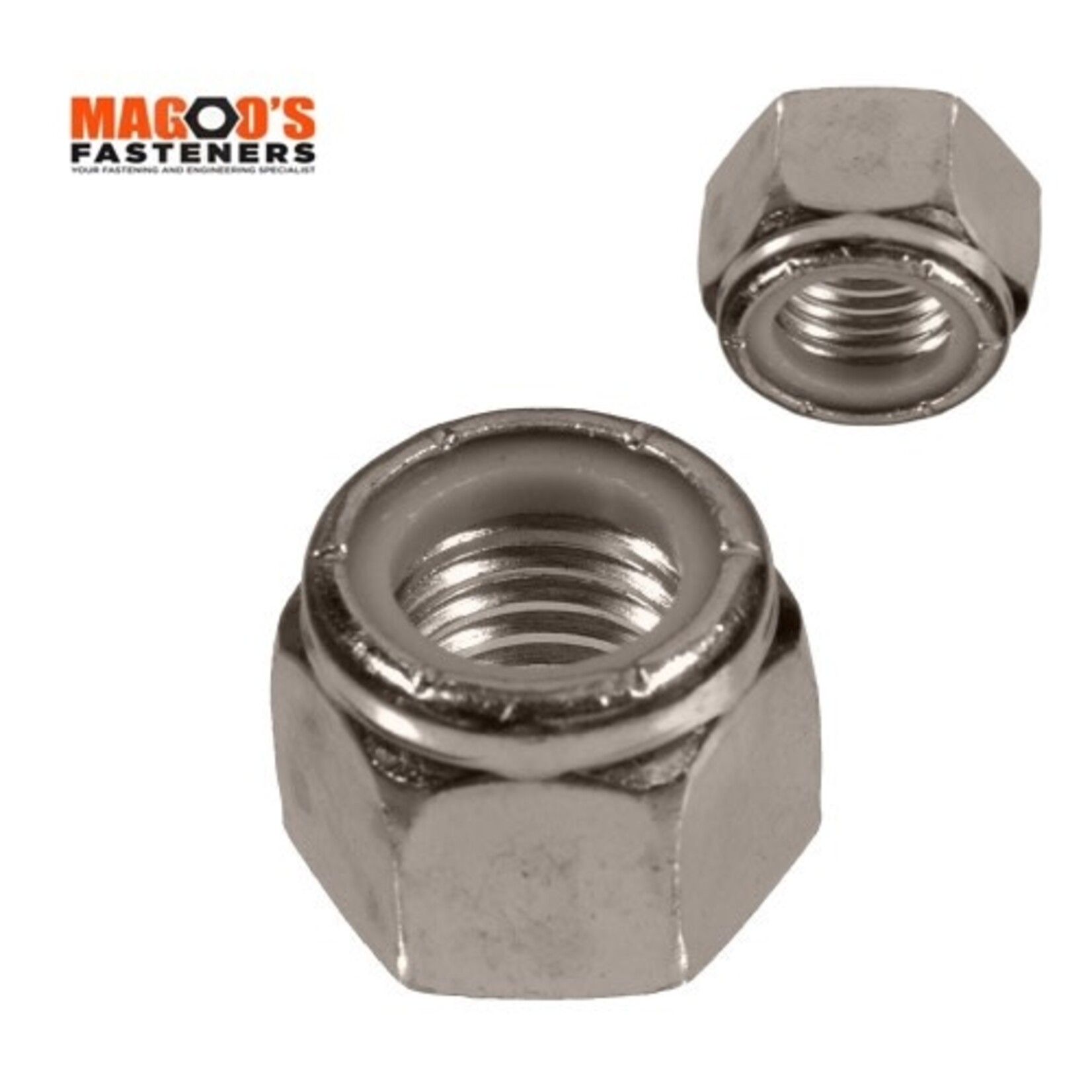 SS316 Nyloc Nut UNC 3/4