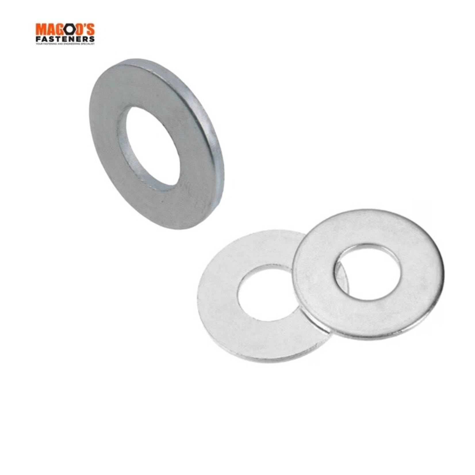 Washers Washer Flat Round Zinc 20mm (3/4) X 38 X 3.0