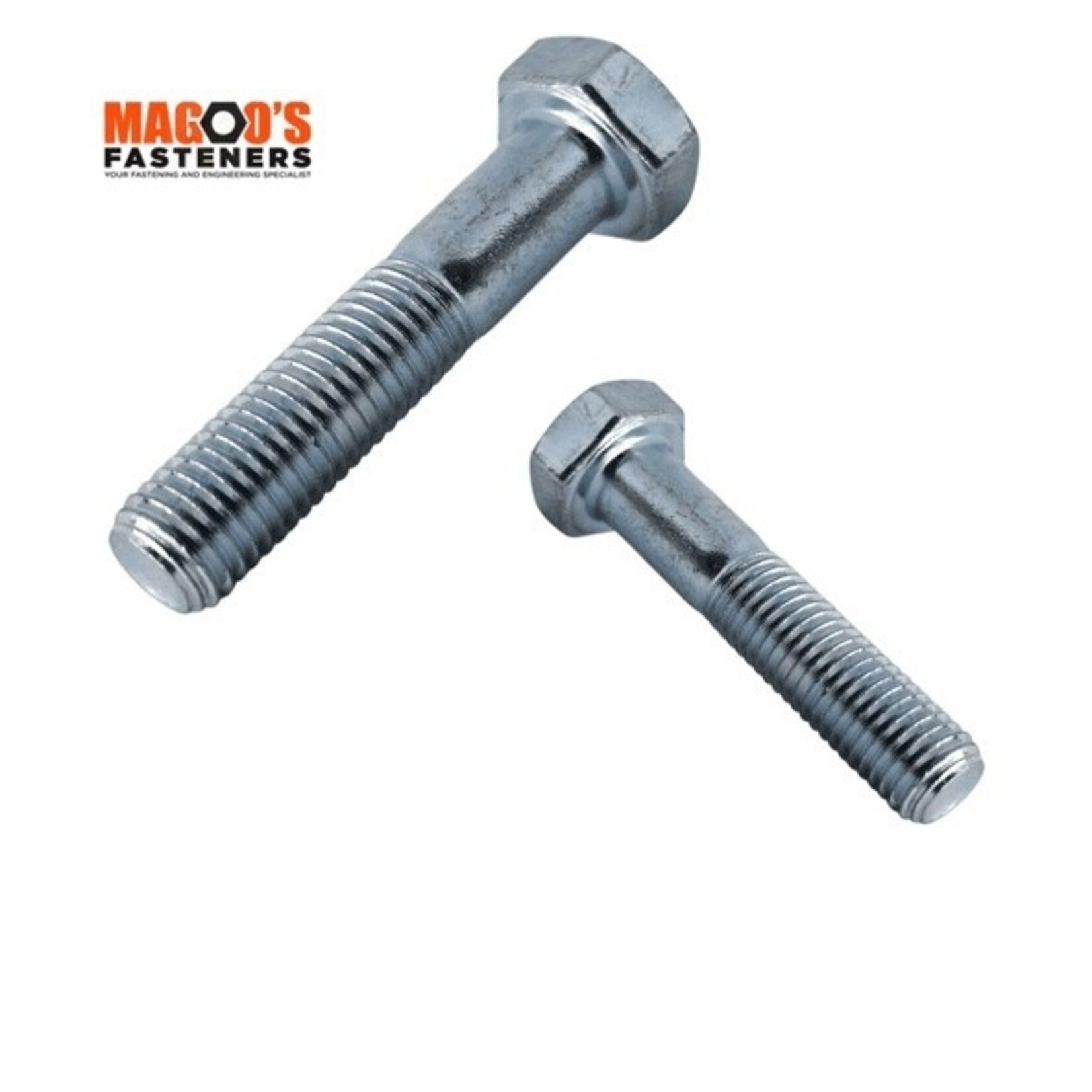 Bolts G8.8 ISO B/O Zinc M6 X 35