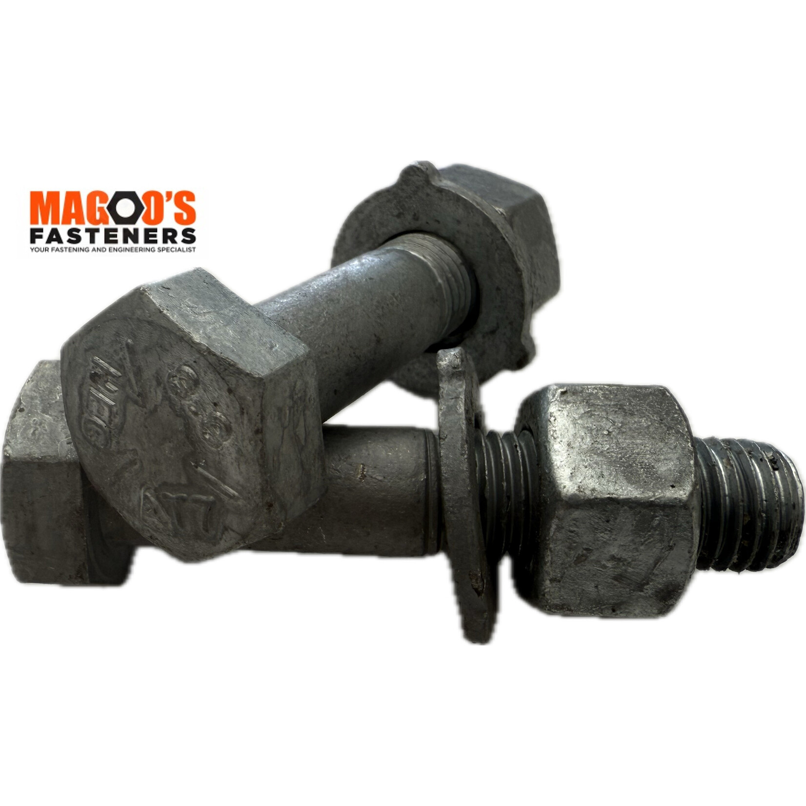 Structural Structural ISO Assembly HDG K0 AS1252:2016/Class 8.8  M16 X 140