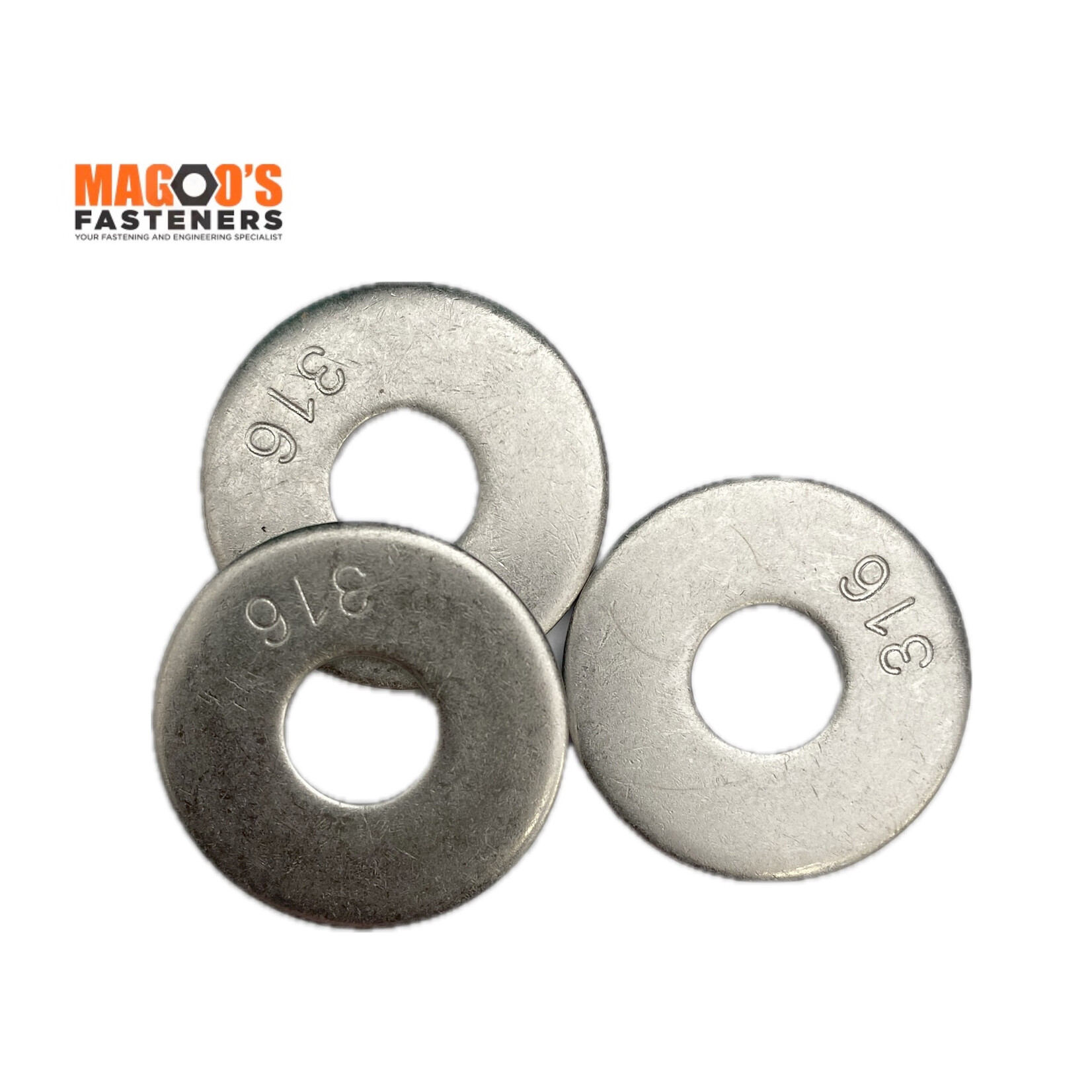 Washers SS316 Mud Guard Washer M16 X 50 x 3.0