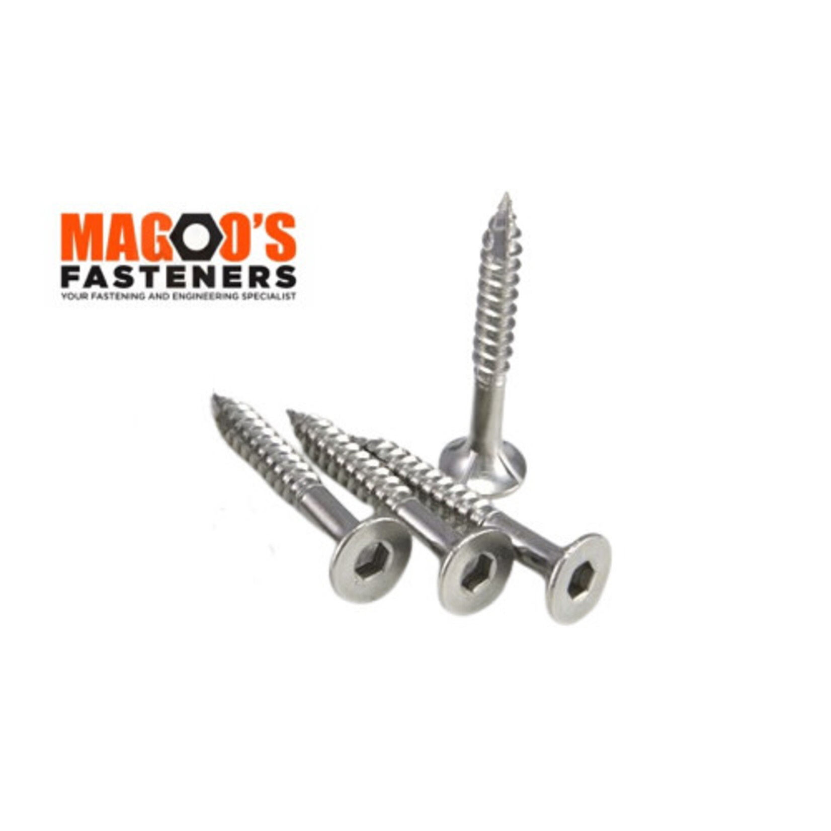 Screws SS304 Type 17 Bugle Batten 14-10 X 65 HEX Drive