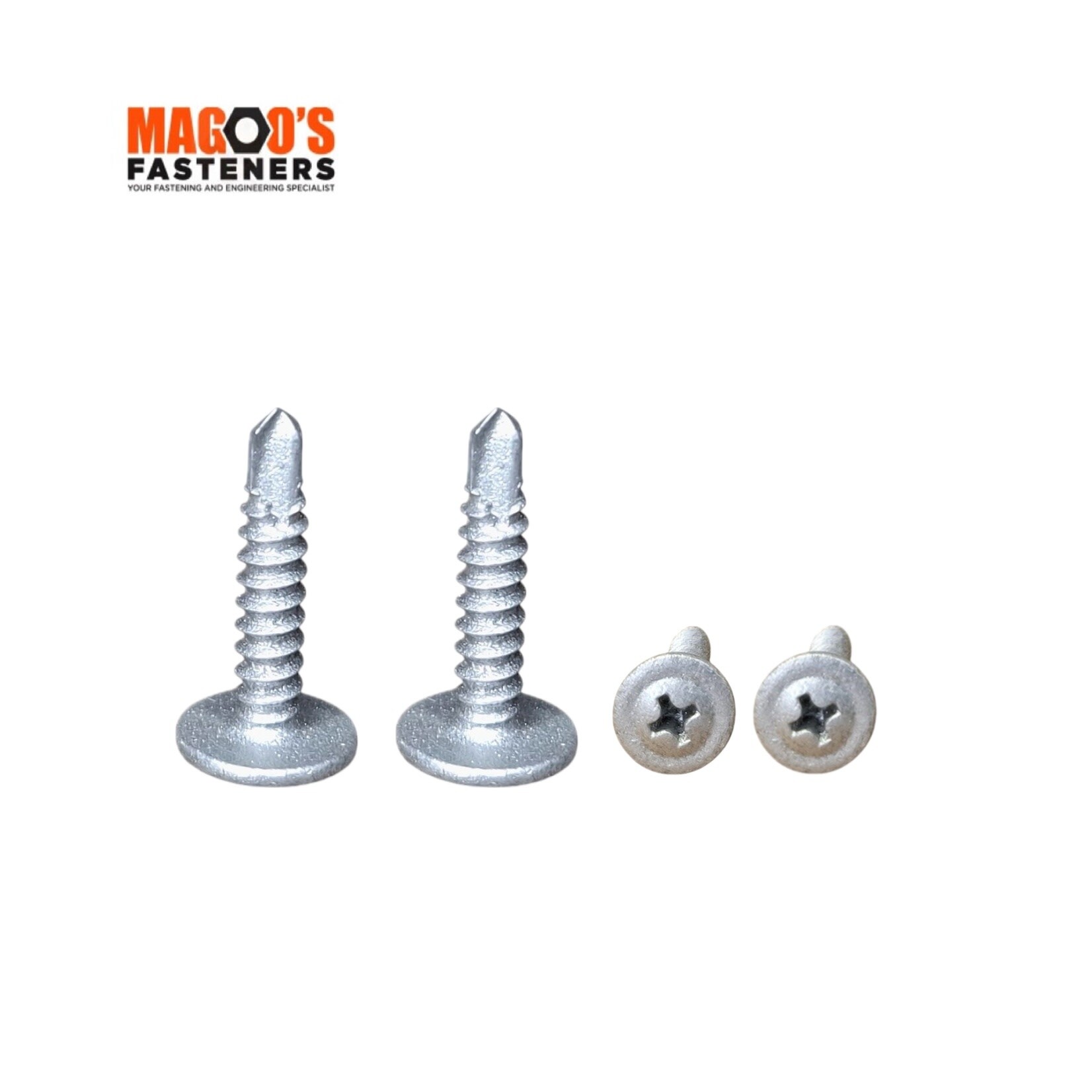 Screws S/Drilling Metal Button Gal CL3 Phillips Drive 8-18 X 32 SINGLE