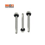 Screws S/Drilling Metal Hex Gal CL4 10-16 X 25 SEAL SINGLE