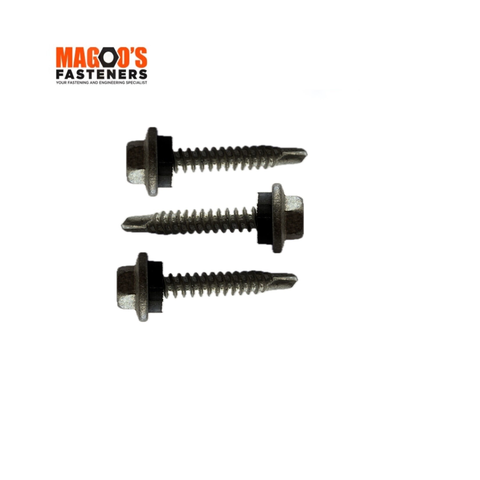 Screws S/Drilling Metal Hex Gal CL4 14-14 X 22 SEAL SINGLE