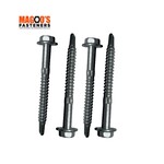 Screws S/Drilling Metal Hex Gal CL4 14-10 X 75  SINGLE