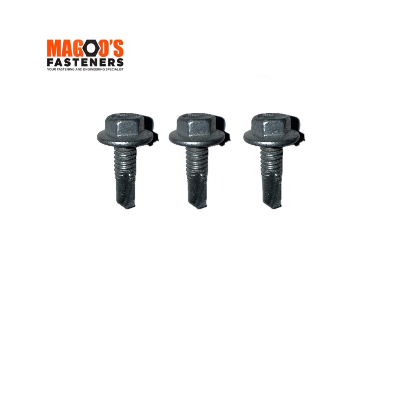 Screws S/Drilling Metal Hex Gal CL4 14-20 X 22 SINGLE