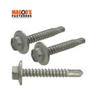 Screws S/Drilling Metal Hex Gal CL4 12-14 X 30 SINGLE