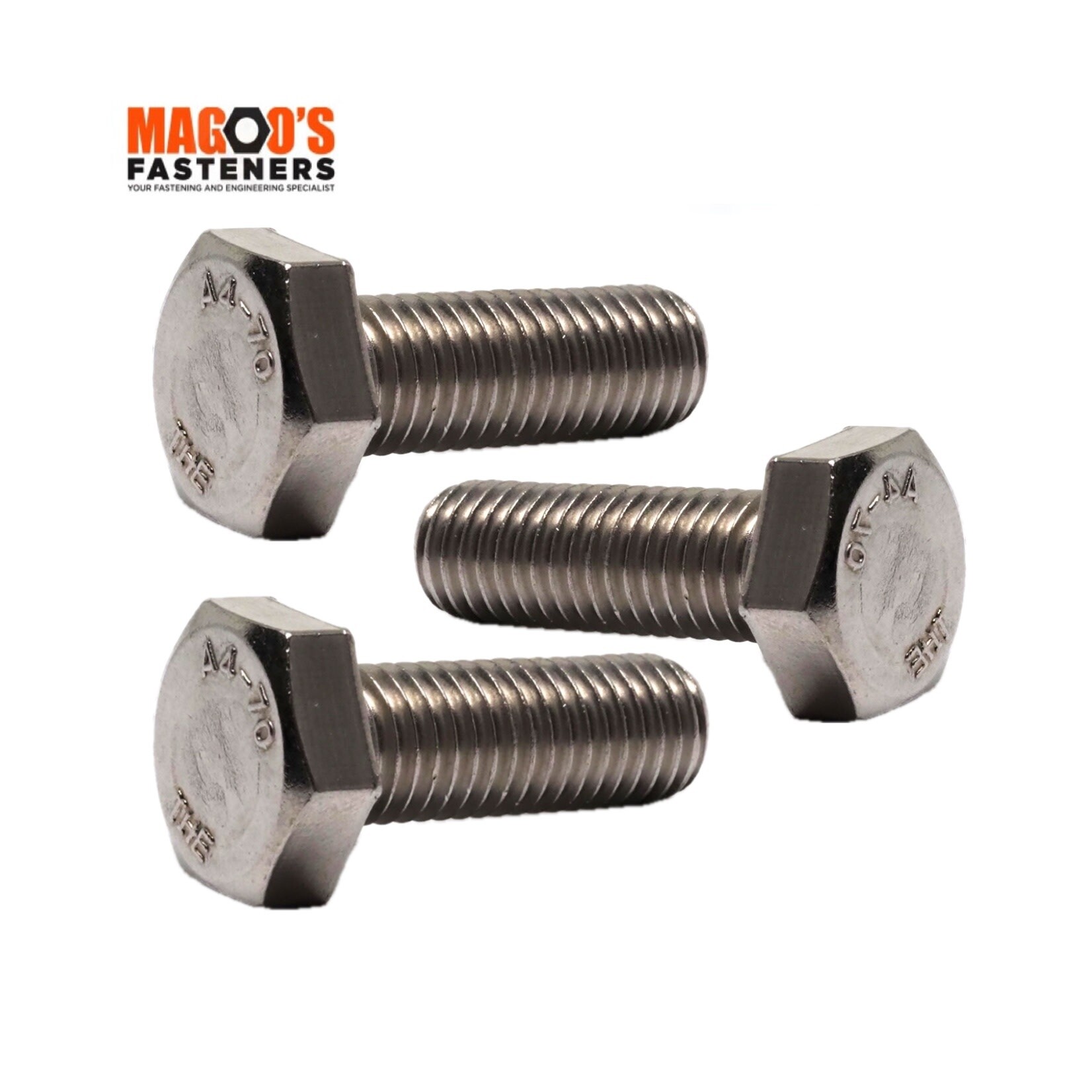 Bolts SS316 Set Screw ISO M16 X 35