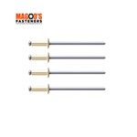 Rivets 5052 Aluminium & Steel Rivet 4-3 SINGLE Classic Cream