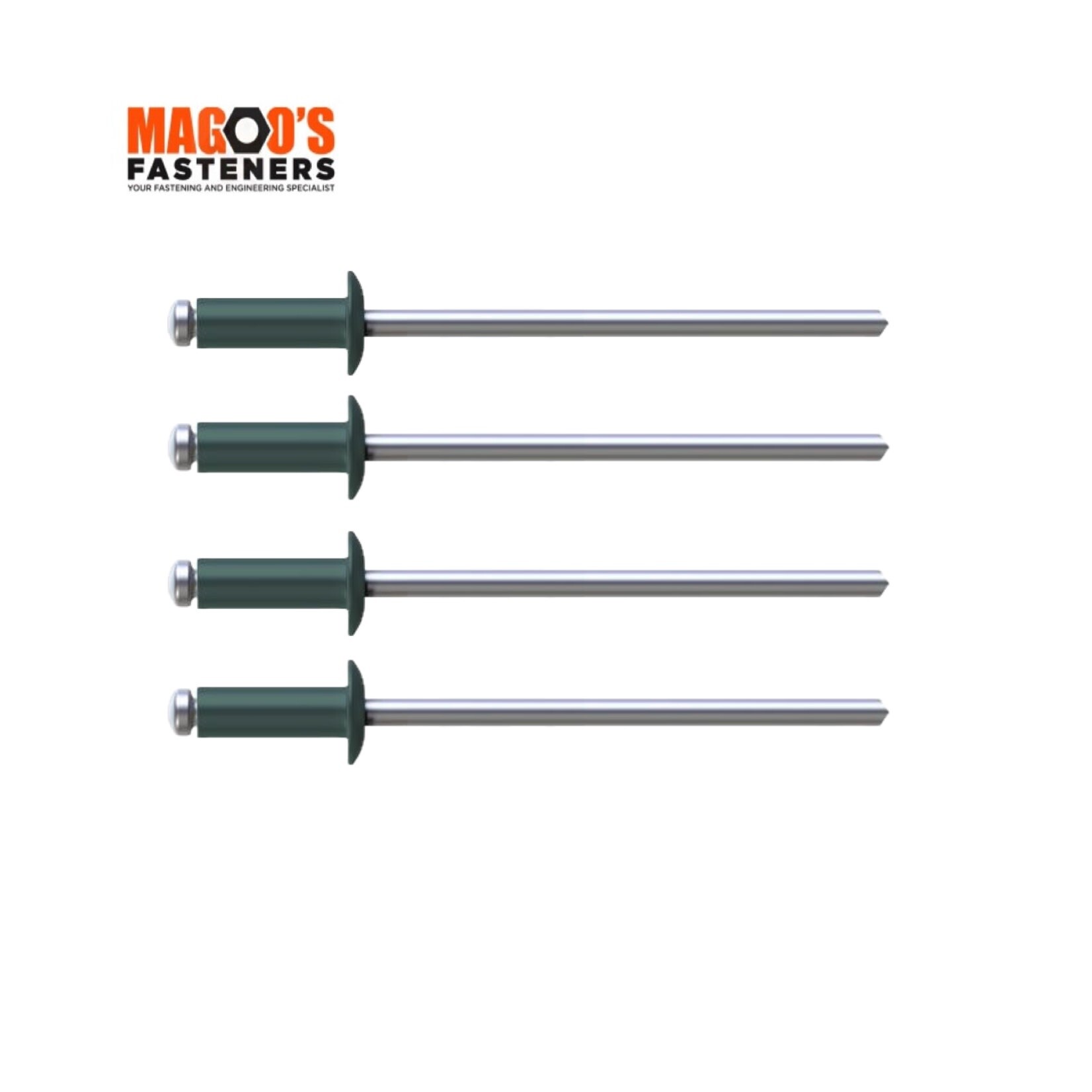 Rivets 5052 Aluminium & Steel Rivet 4-3 SINGLE Plantation