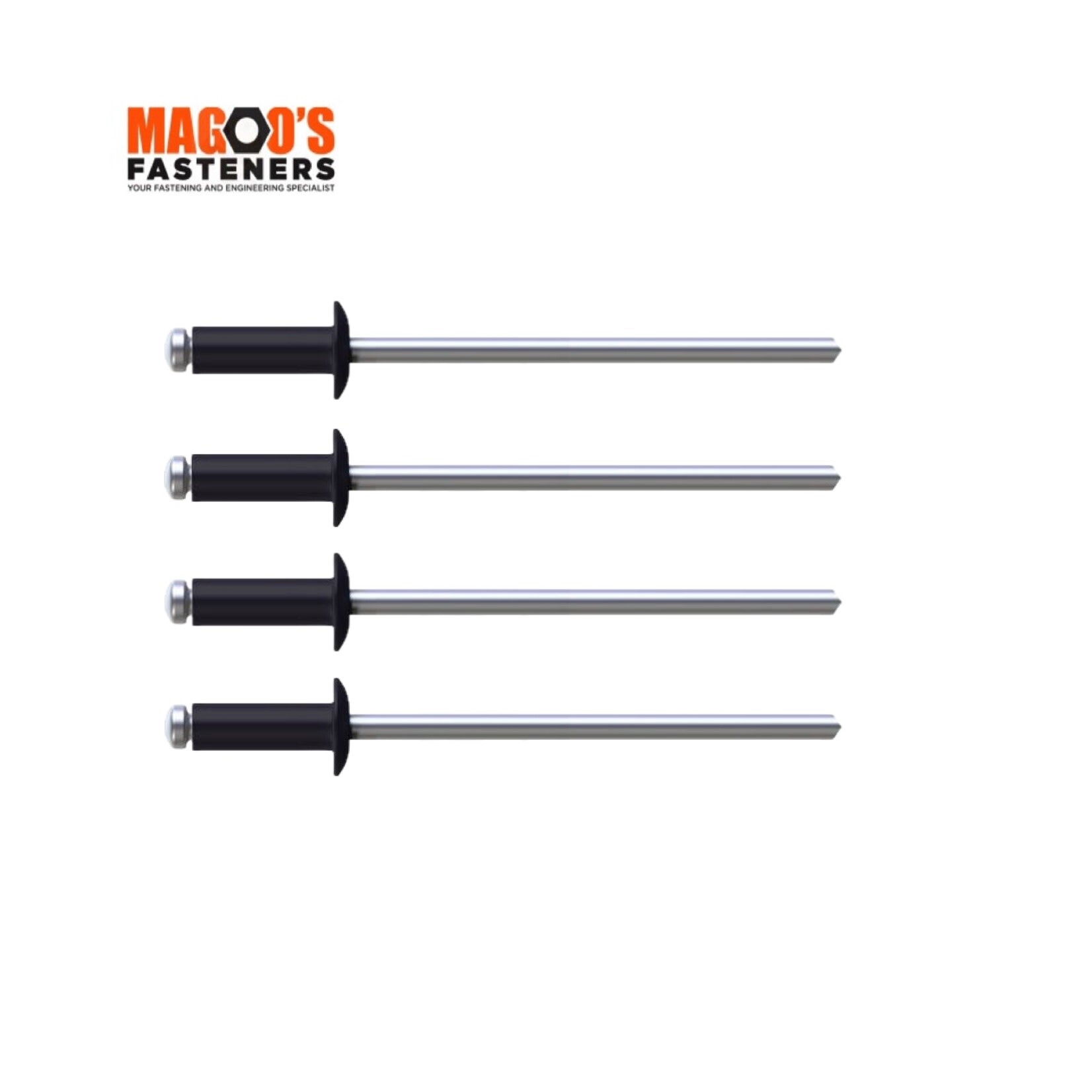 Rivets 5052 Aluminium & Steel Rivet 4-4 SINGLE Night Sky