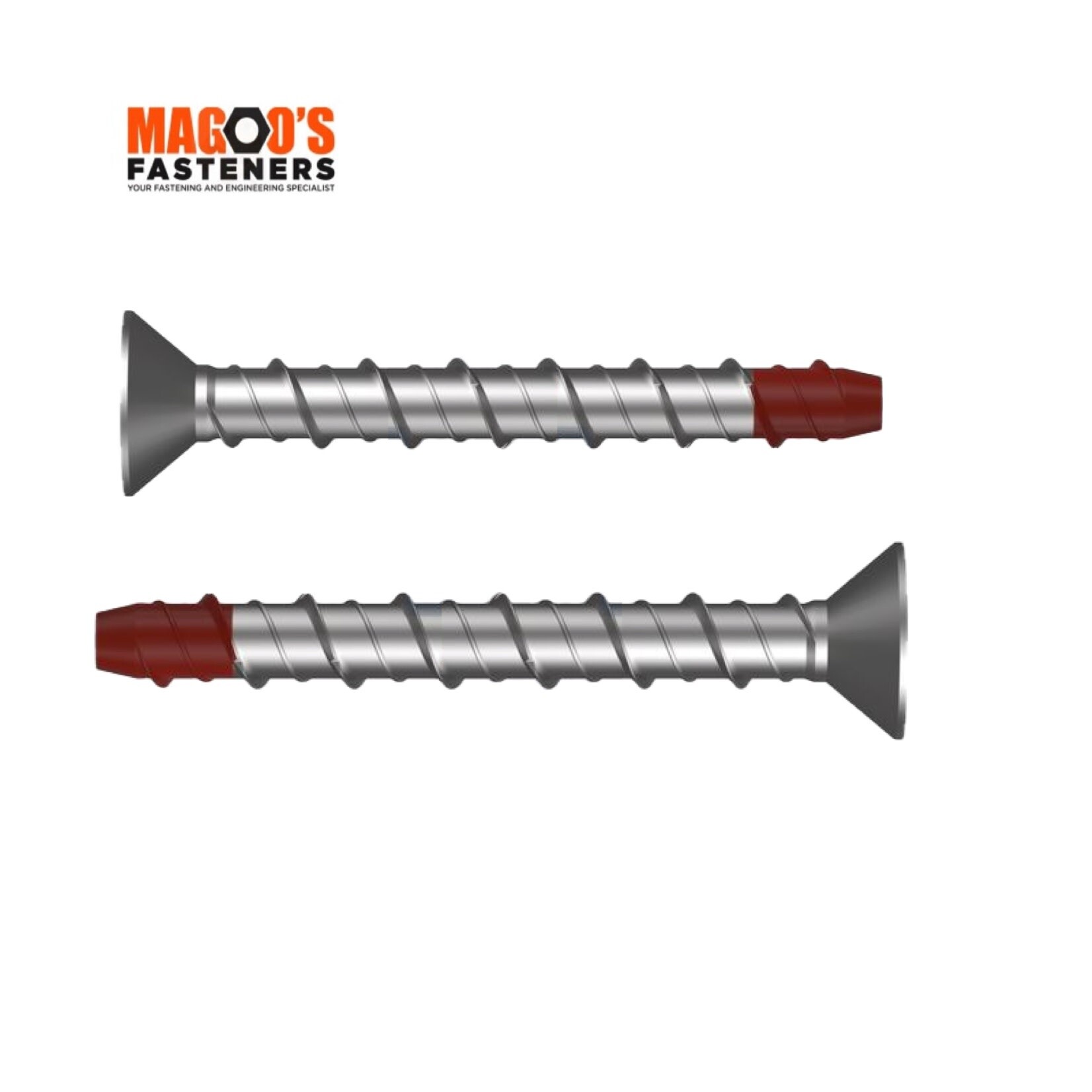 Dynabolts Screwbolt Csk Gal M8 X 75