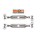 Hardware SS316 Rigging Screw Jaw & Jaw  Turnbuckle M5 X 125