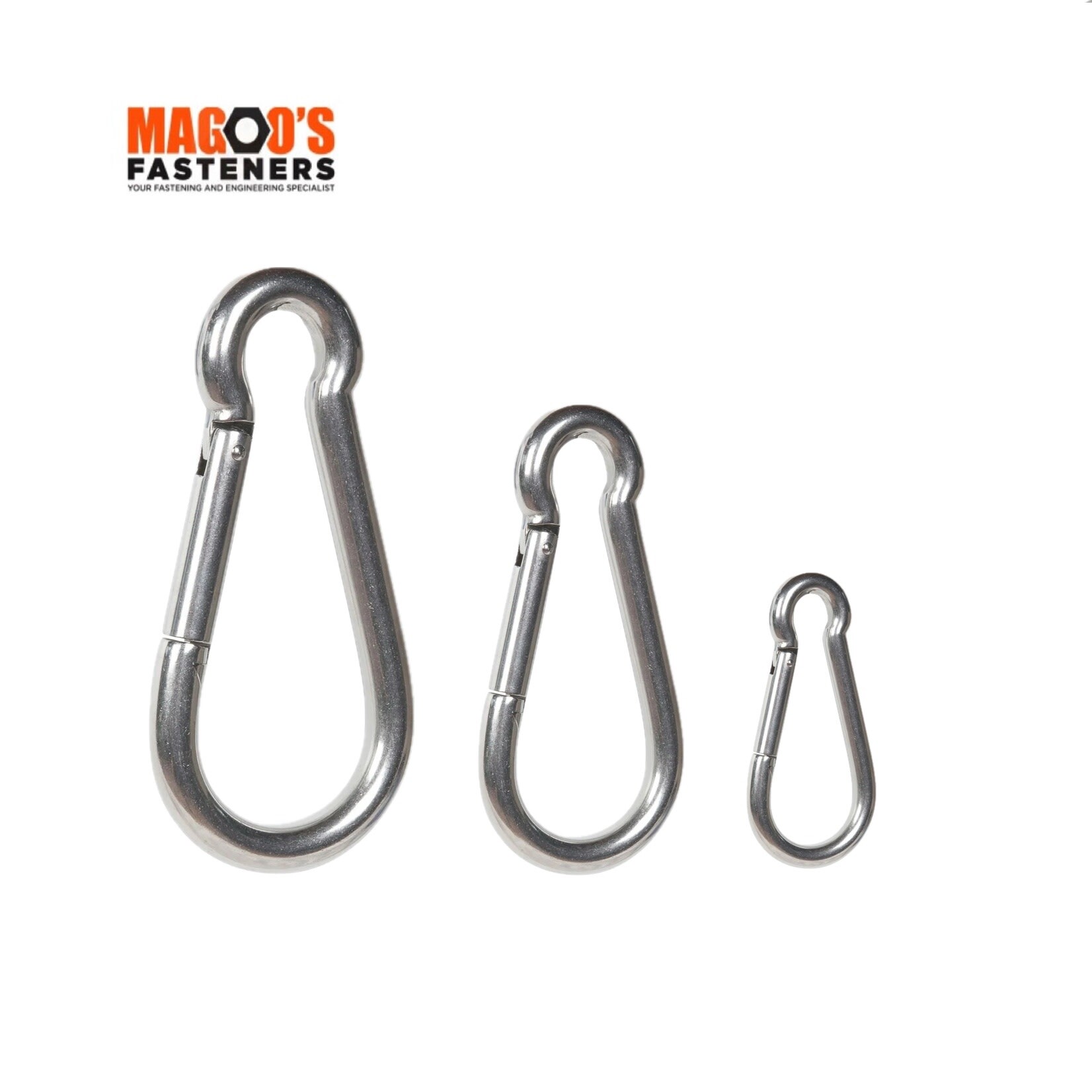 Hardware SS316 Spring Hook 10 X 100
