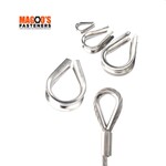 Hardware SS304 Wire Rope Thimble 8mm