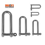 Hardware SS316 D Shackle Long M6 X 48