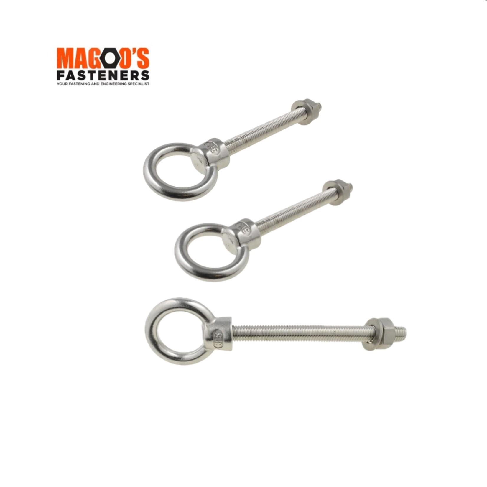 Hardware SS316 Eyebolt Collar Kit M10 X 100
