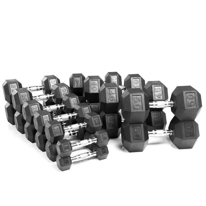 Rubber Hex Dumbbell 20lb
