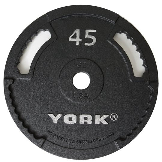 York Olympic 45lb Steel Cast Plate G2