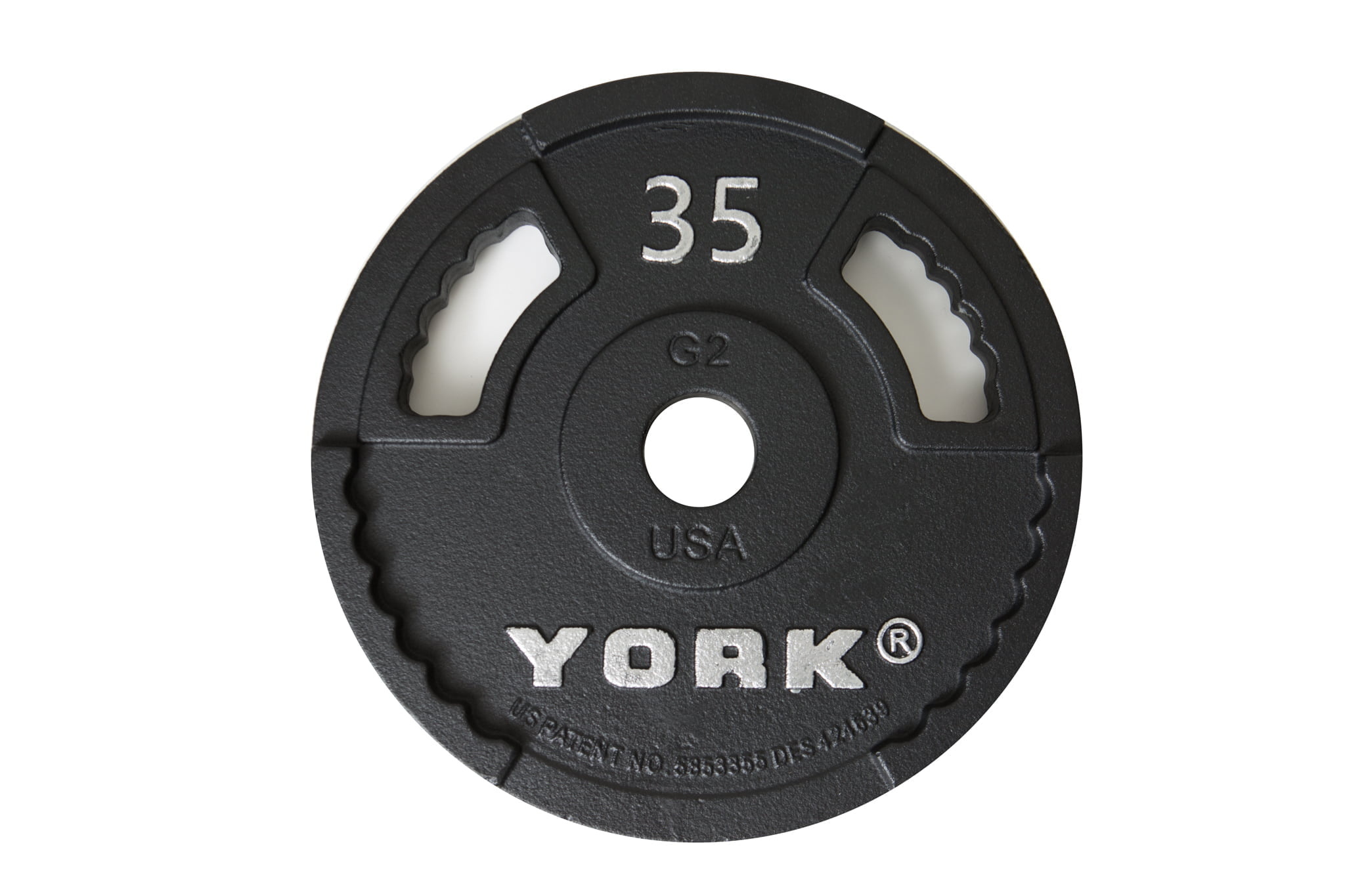 York Olympic 35 LB Steel Cast Plate  G2