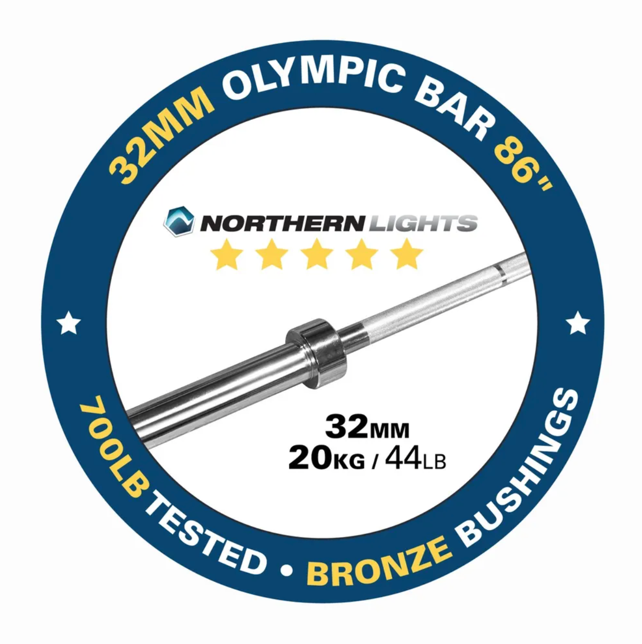 Northern Lights NL 7FT Men's Economy Oly Bar