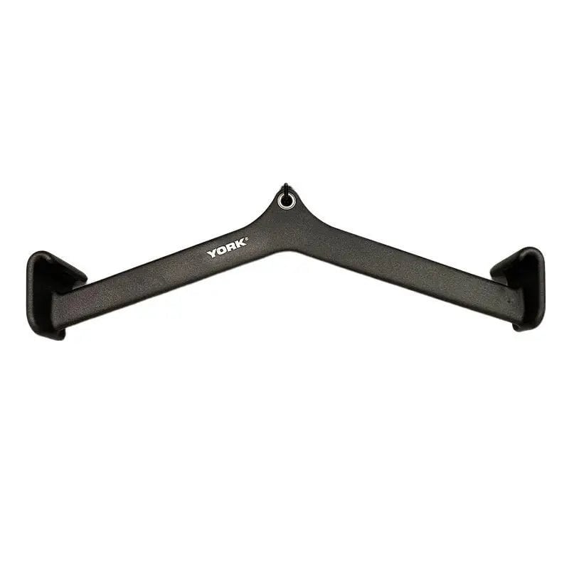 York Barbell Middle Grip Angled 23" Lat Bar York