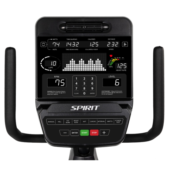 Spirit CR900 Commercial Recumbent Bike