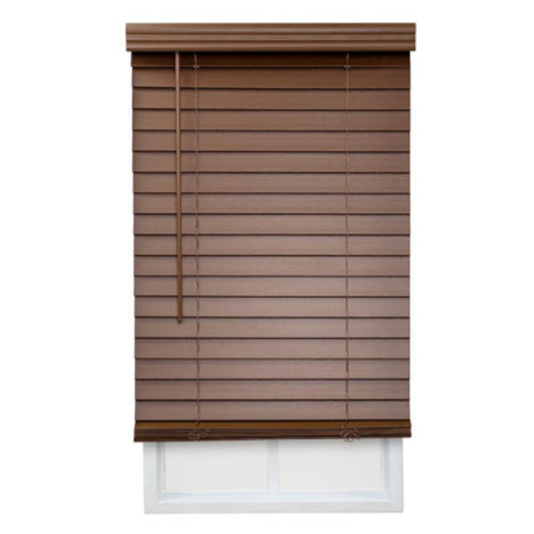 2 inch Room Darkening Cordless Faux Wood HorizontalVenetian Blind