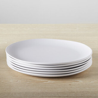 Laya Matte Coupe Melamine Dinner Plate