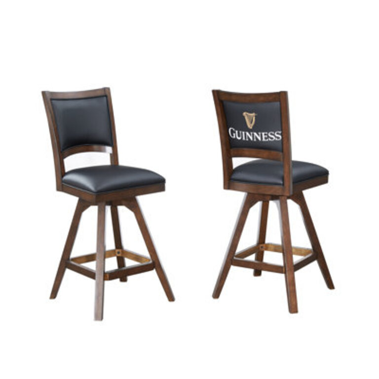 Guinness 1 Swivel Upholstered Counter Stool