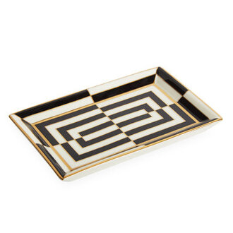 Op Art Ceramic  Porcelain Tray