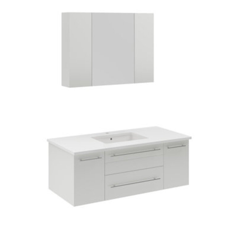 Formosa Fresca 42 Wall Mounted Single Sink Bathroom Vanity  (BASE ONLY)