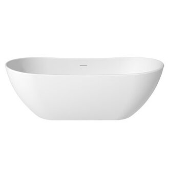 Crescent 7146x 3228 Solid Surface Stone Freestanding Soaking Bathtub