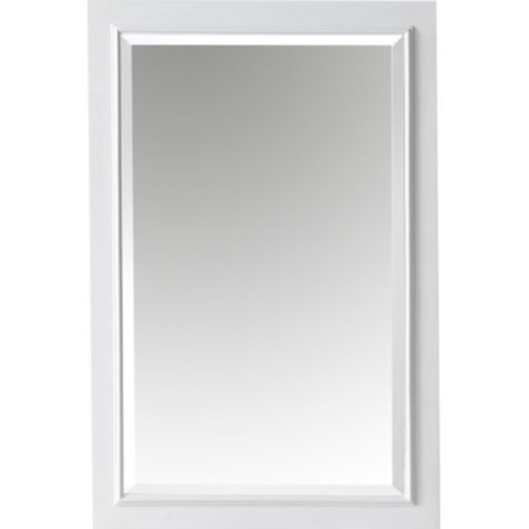 Carminda Modern  Contemporary Beveled Bathroom Mirror