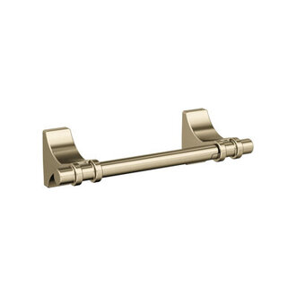 Davenport Chrome Transitional Pivoting Double Post Toilet Paper Holder