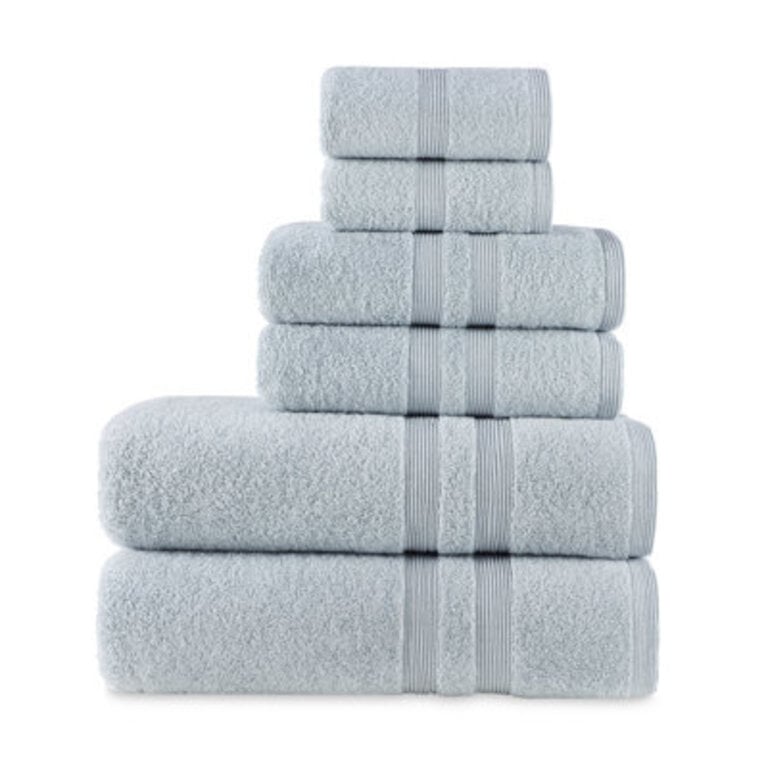 Haugen Turkish Towel - Powder Blue - Set Of 6