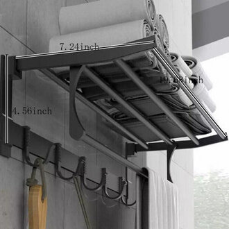 Wall Mounted Towel Rack